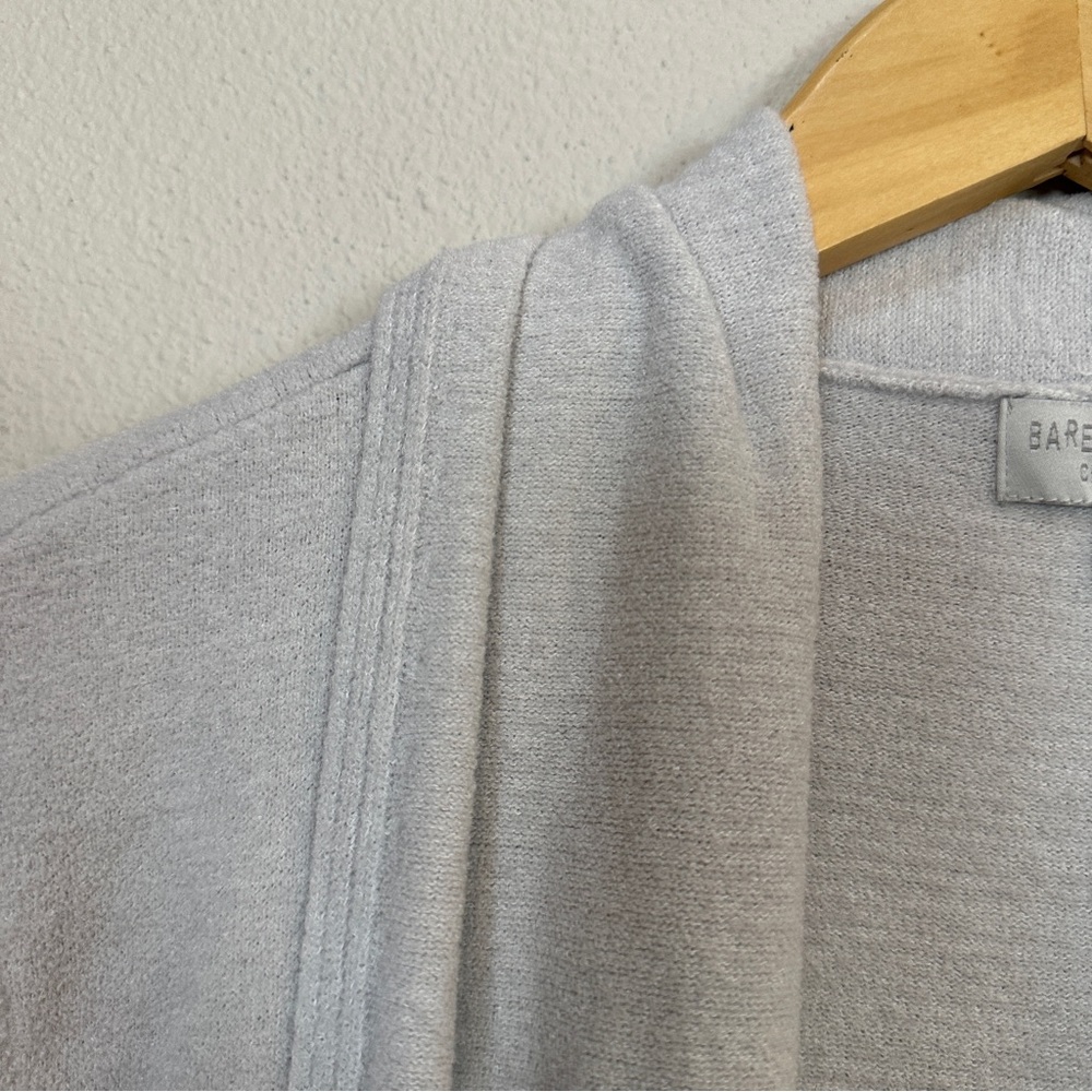 Barefoot Dreams CozyChic Ultra Lite Open Front Light Gray Cardigan Women’s XL - Picture 3 of 5